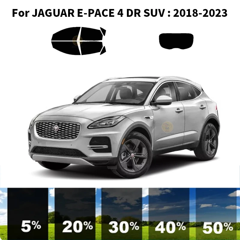 

Precut nanoceramics car UV Window Tint Kit Automotive Window Film For JAGUAR E-PACE 4 DR SUV 2018-2023