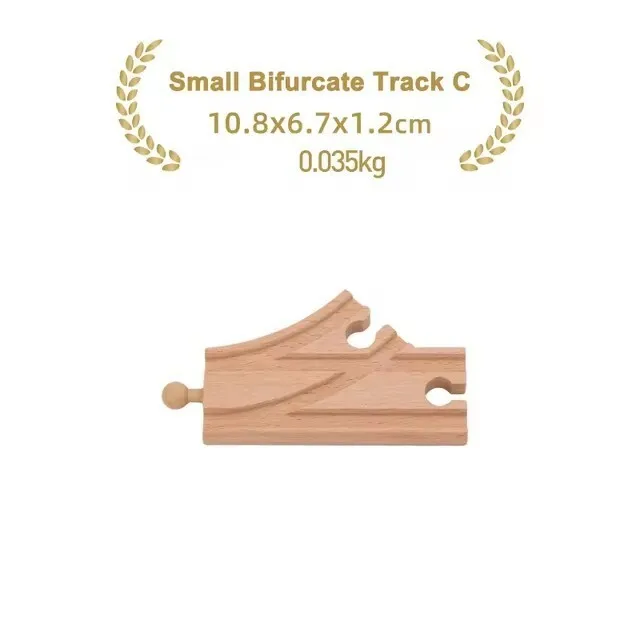 Premium Beech Wood Railway Train Track Accessories for Children’s Educational Play