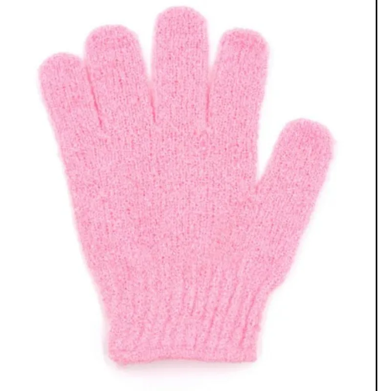 Exfoliating Bath & Shower Glove Set with Massage Sponge