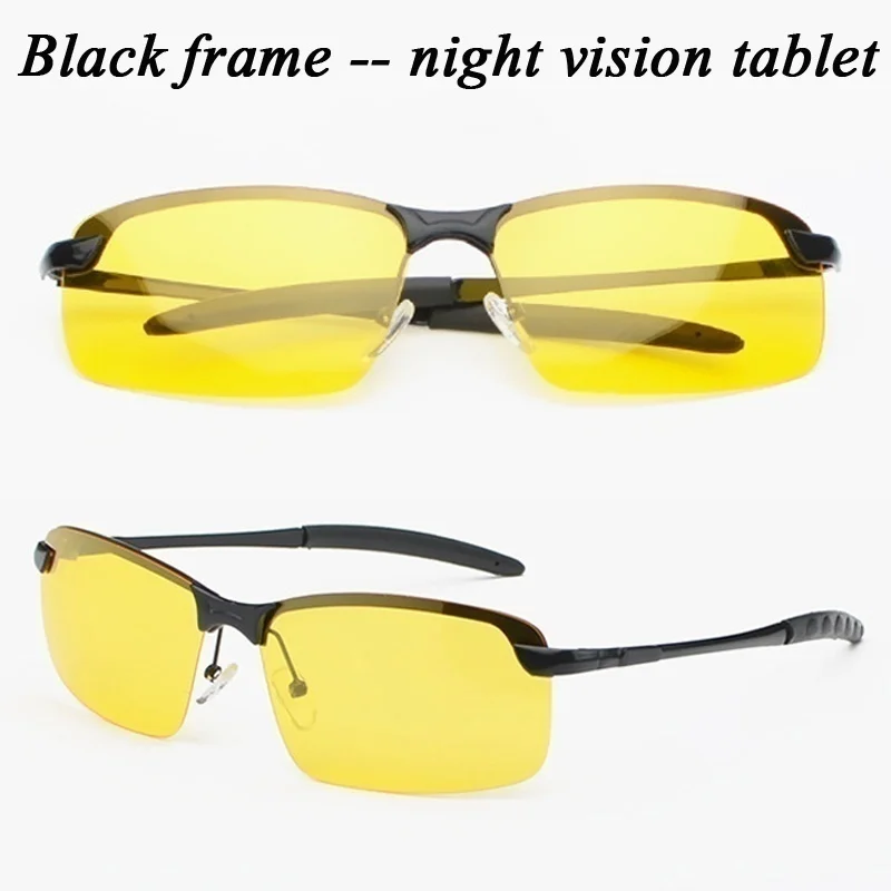 Sunglasses Men Night Vision Sunglasses for Women Anti-reflective Driving Sunglasses  UV 400 Protection_voghion.com