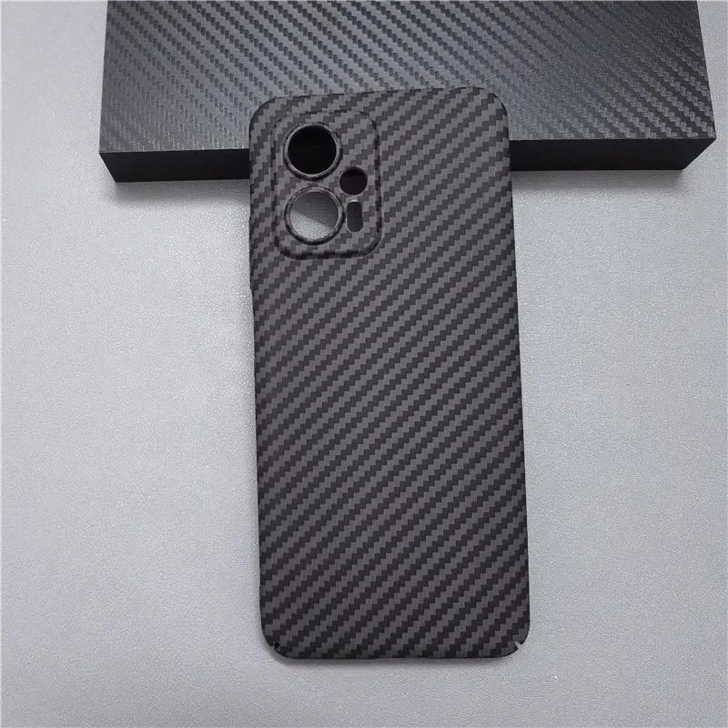 Carbon Fiber Slim Protective Phone Case - Hard Back Cover Shell