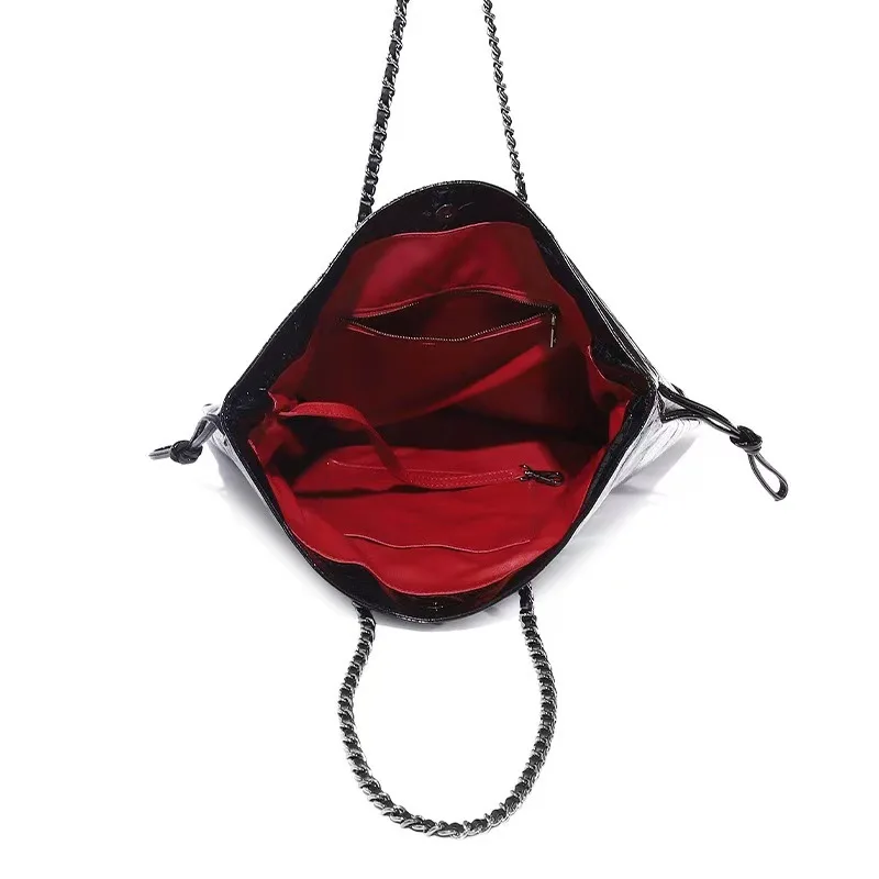 New Simple Cloud Shape Shoulder Bag Trendy Handheld Versatile Casual Style Soft PU Leather Neutral Minimalist Design