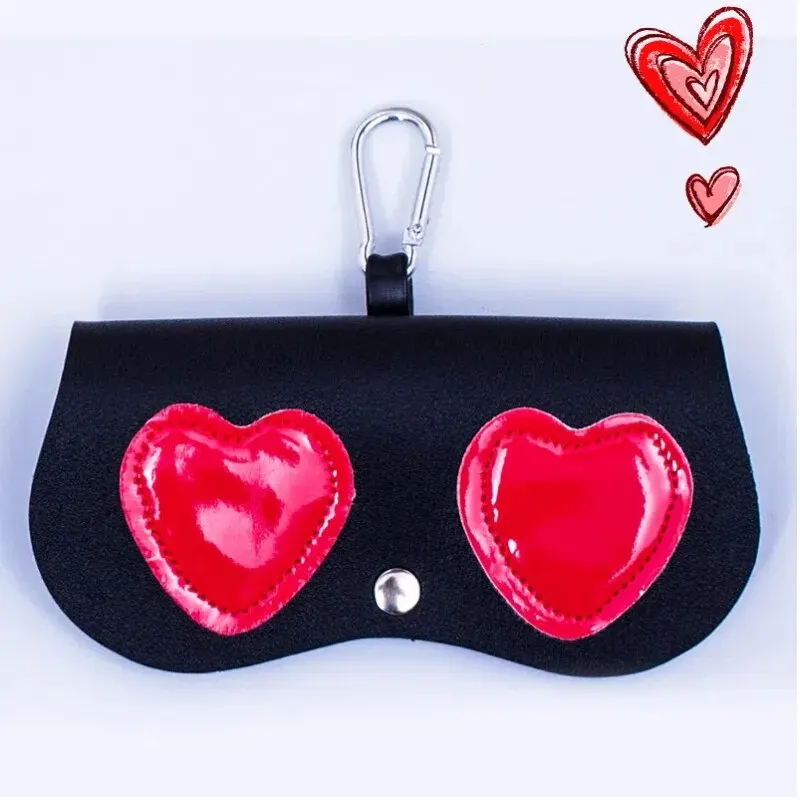 PU Leather Glasses Case Portable Storage Pendant Bag Sunglass Box Eyewear Case Protection, glasses case,glasses storage bag,sunglasses bag,zipper eyewear box