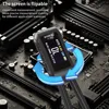 Mini Smart Digital Tweezer LCR SMD ESR Tester Resistance Capacitance Inductance Continuity Diode Electronic component Test Meter 4