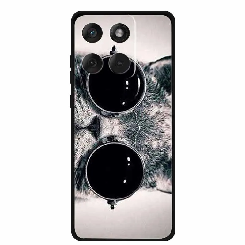 Cool Animal Silicone TPU Protective Back Cover