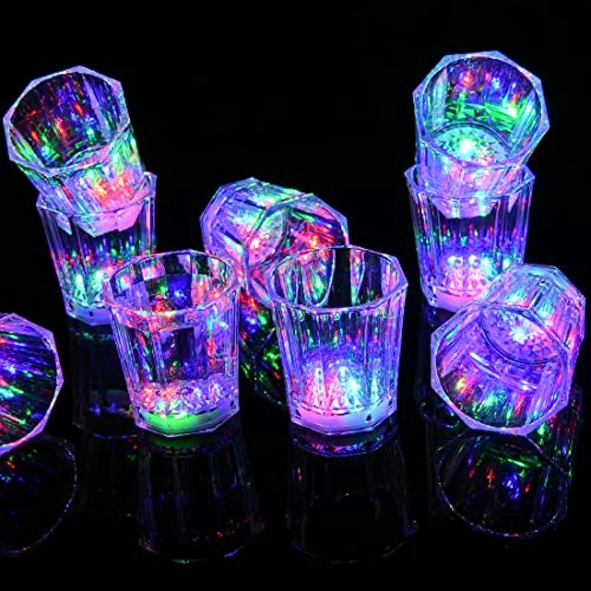 Dream Lifestyle Flash Light Up Cup, Plastic Shot Glasses Fun Cups