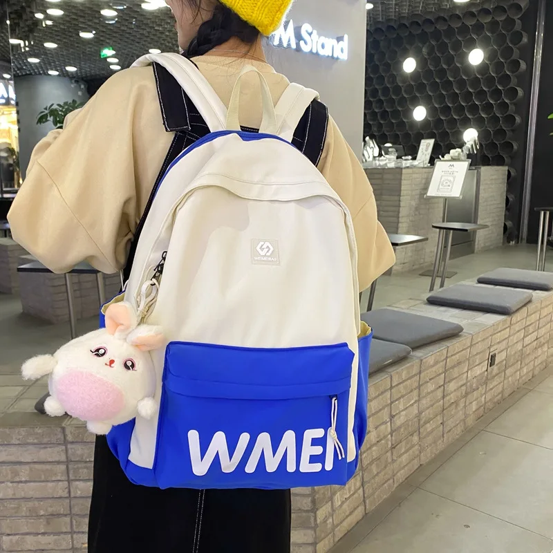Cute Backpack for Girls High School and Middle School Students Female Travel Backpacks Popular Sports Cartoon Backpack for Women
