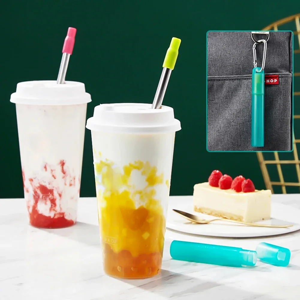 Premium Durable Stainless Steel Reusable Drinking Straws