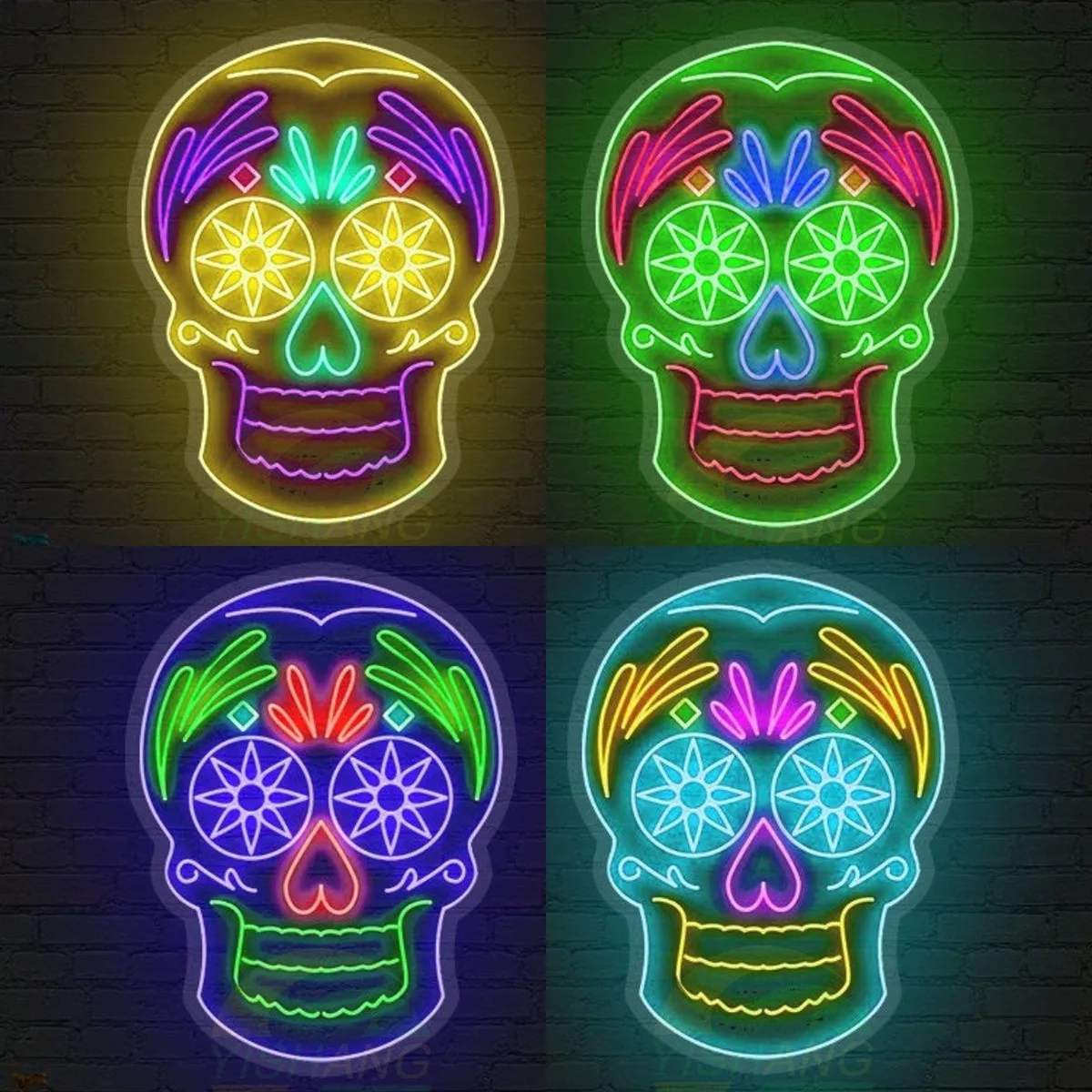 Skull Neon Sign, One Piece Neon Sign