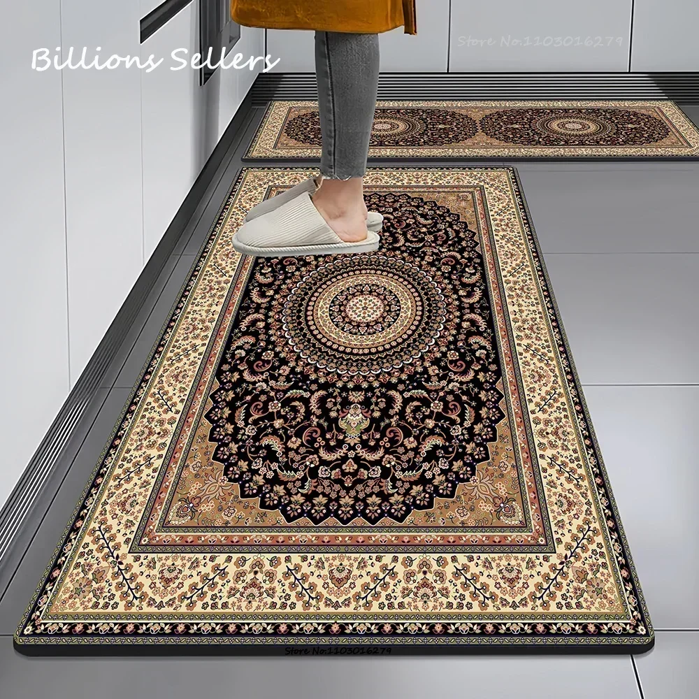 Home Kitchen Rugs Non Slip Kitchen Floor Mat Absorbent Kitchen Mat Soft  Standing Mat Kitchen Carpet Washable Kitchen Runner Rug - AliExpress