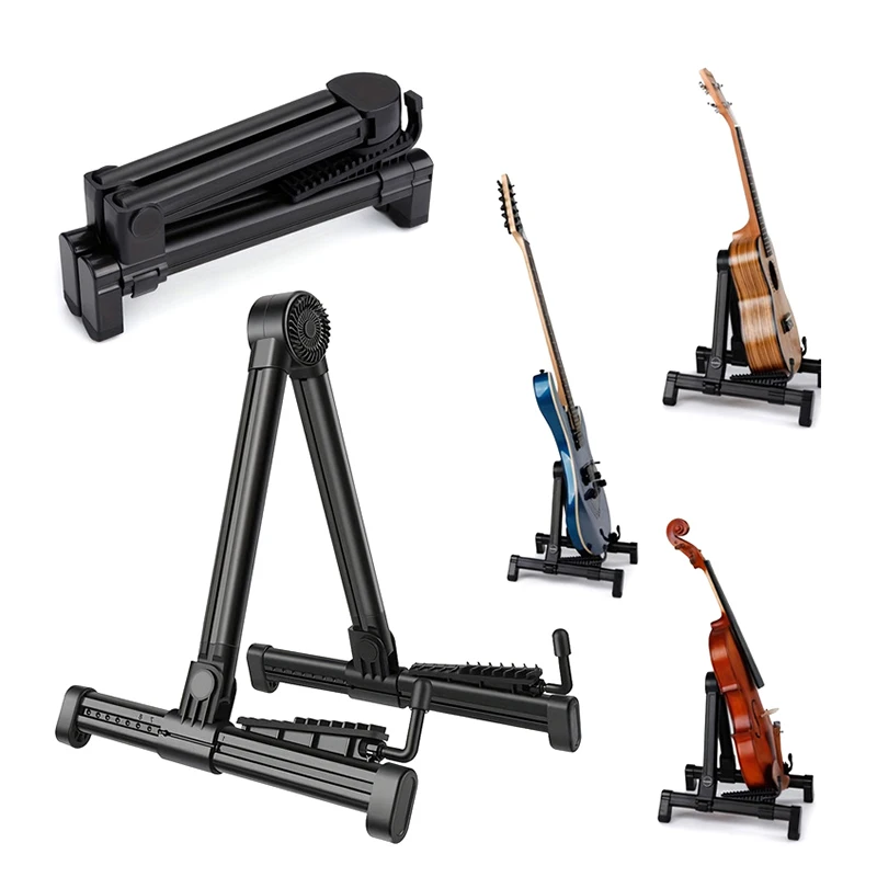 

Electric Guitar Stand A Frame Musical Rack Holder Universal Folding Instrument Stand For Electric Guitar Bass Accessory