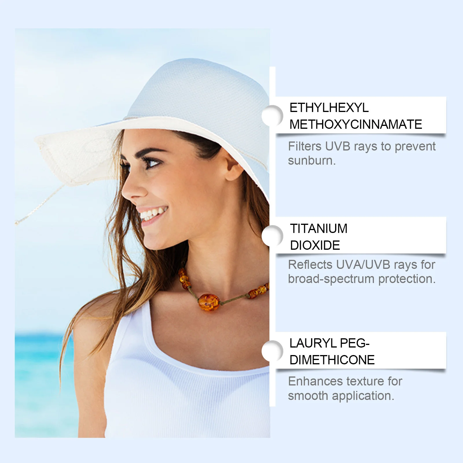 Beef Tallow Sunscreen Facial Cream Sunblock Isolation Anti Oxidant Prevent Sunburn Waterproof Moisturizing Oil Control Sun Cream