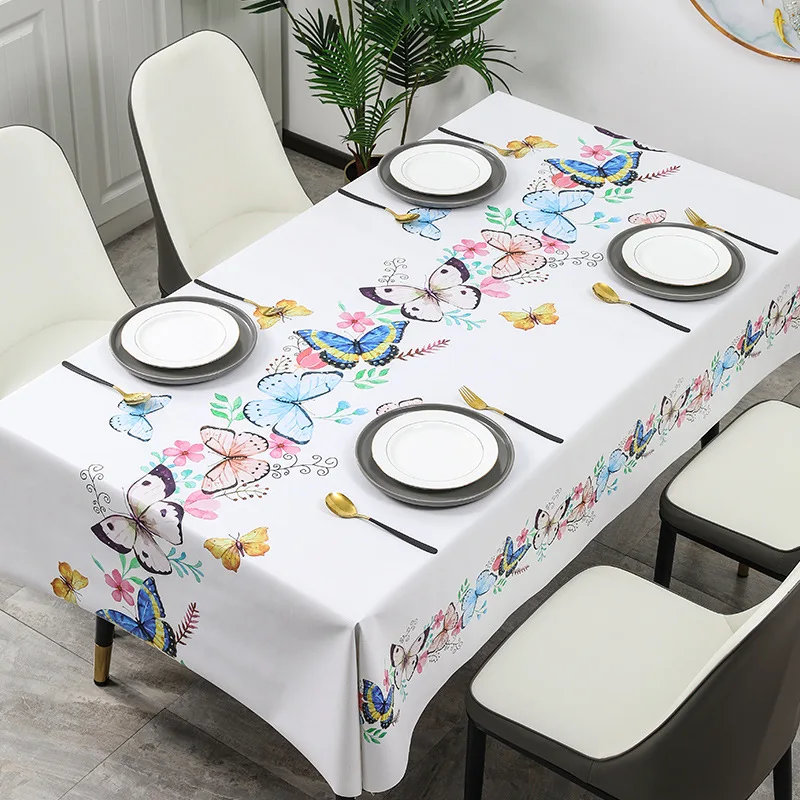 

All-match Advanced Ins Style Tablecloth Waterproof Living Room Rectangular Table Tablecloth Outdoor Restaurant Picnic Cloth