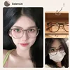 Ultra Light TR90 Oval Frame Reading Glasses Fashionable Anti Blue Light Presbyopia Glasses Women Clear Lens Far Sight Glasses 2