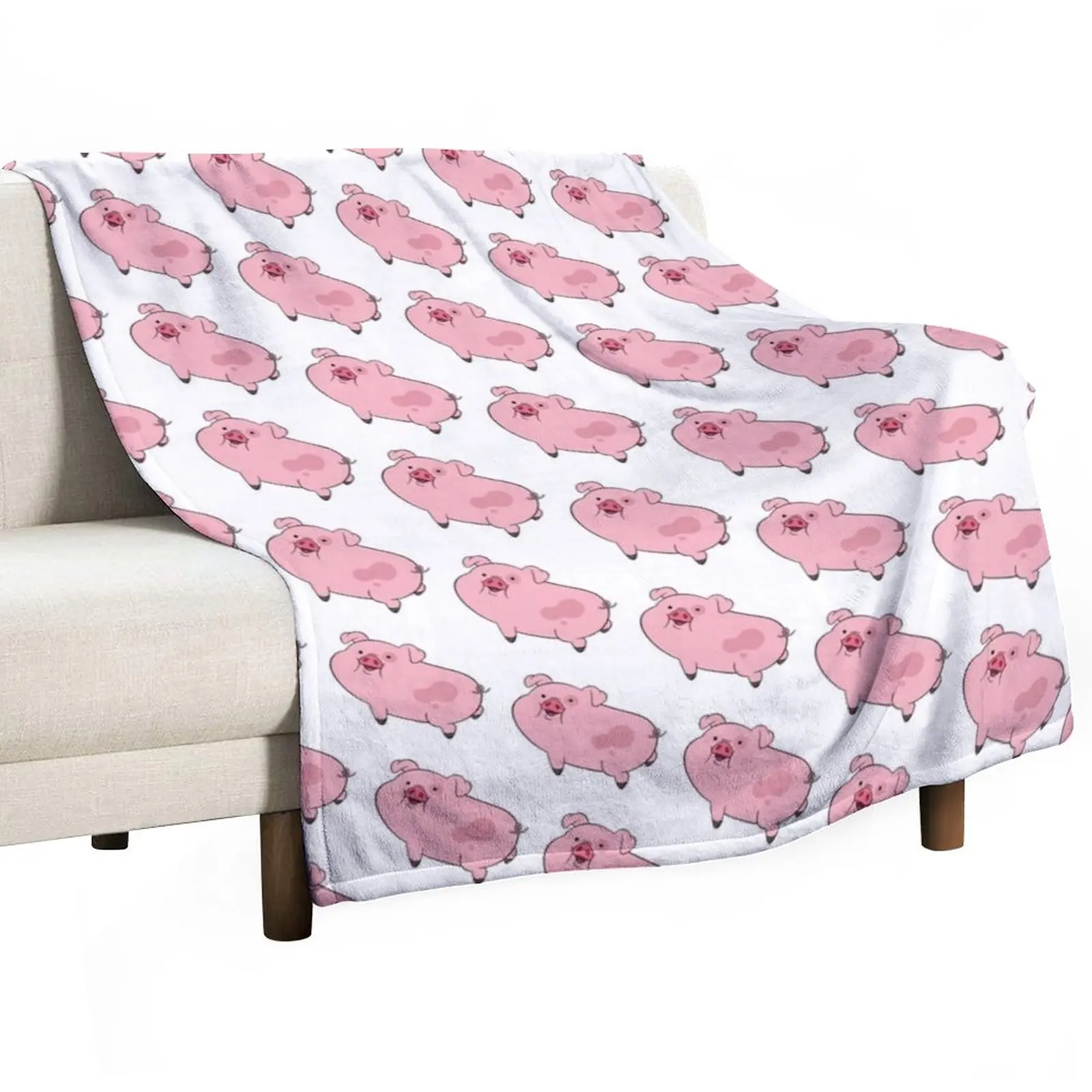 

Waddles the pig Throw Blanket Plush Beautifuls Blankets