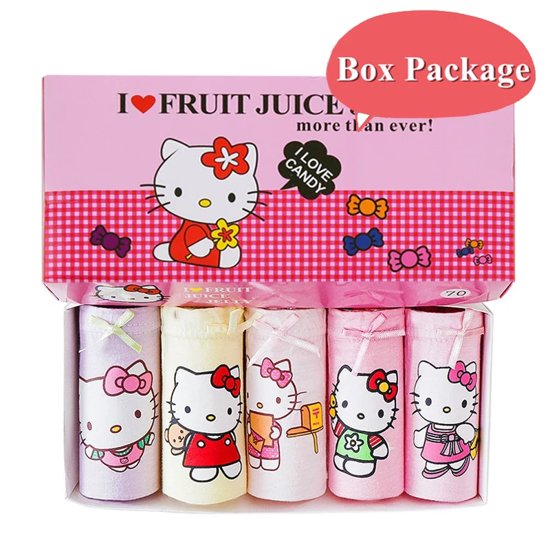 Hello Kitty ensemble de 10 pièces Culottes en coton de dessin animé mignon pour fille – Image 6