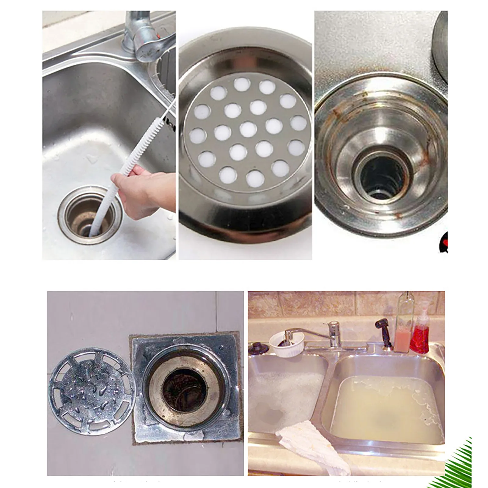 Hair Filter Sink Anti-blocking Strainer Bathtub Shower Floor Drain Stopper Silicone Kitchen Deodorant Plug Bathroom Accessories hair drain filter