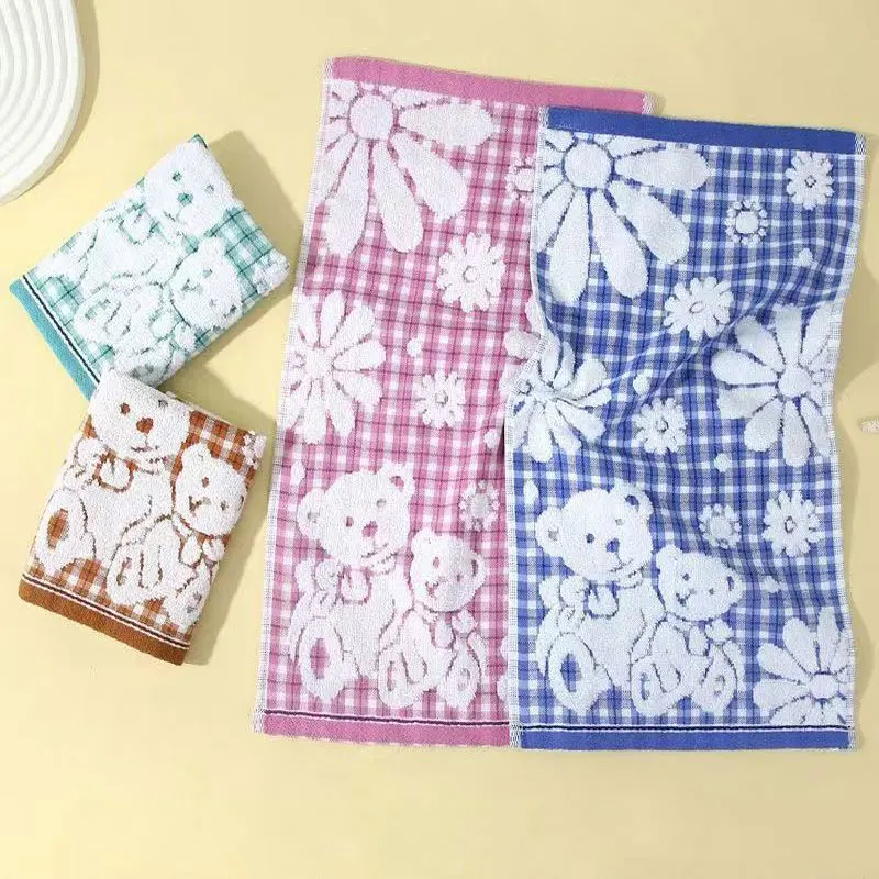 100% Cotton Face Towel Cloth Double Baby Cute Comfortable Soft Child Towel High Quality 2