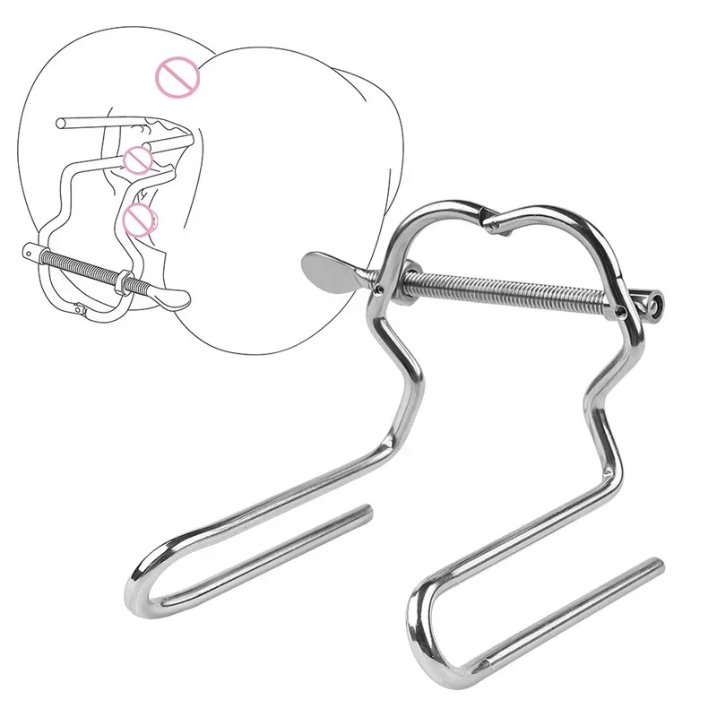 Anal Plug Dilator Vaginal Expander Adjustable Dilator Anus Clamp Extender Speculum Vaginal Anal Plug Cleaning Big Butt Plug Sex Toys Male Female Couples Bdsm