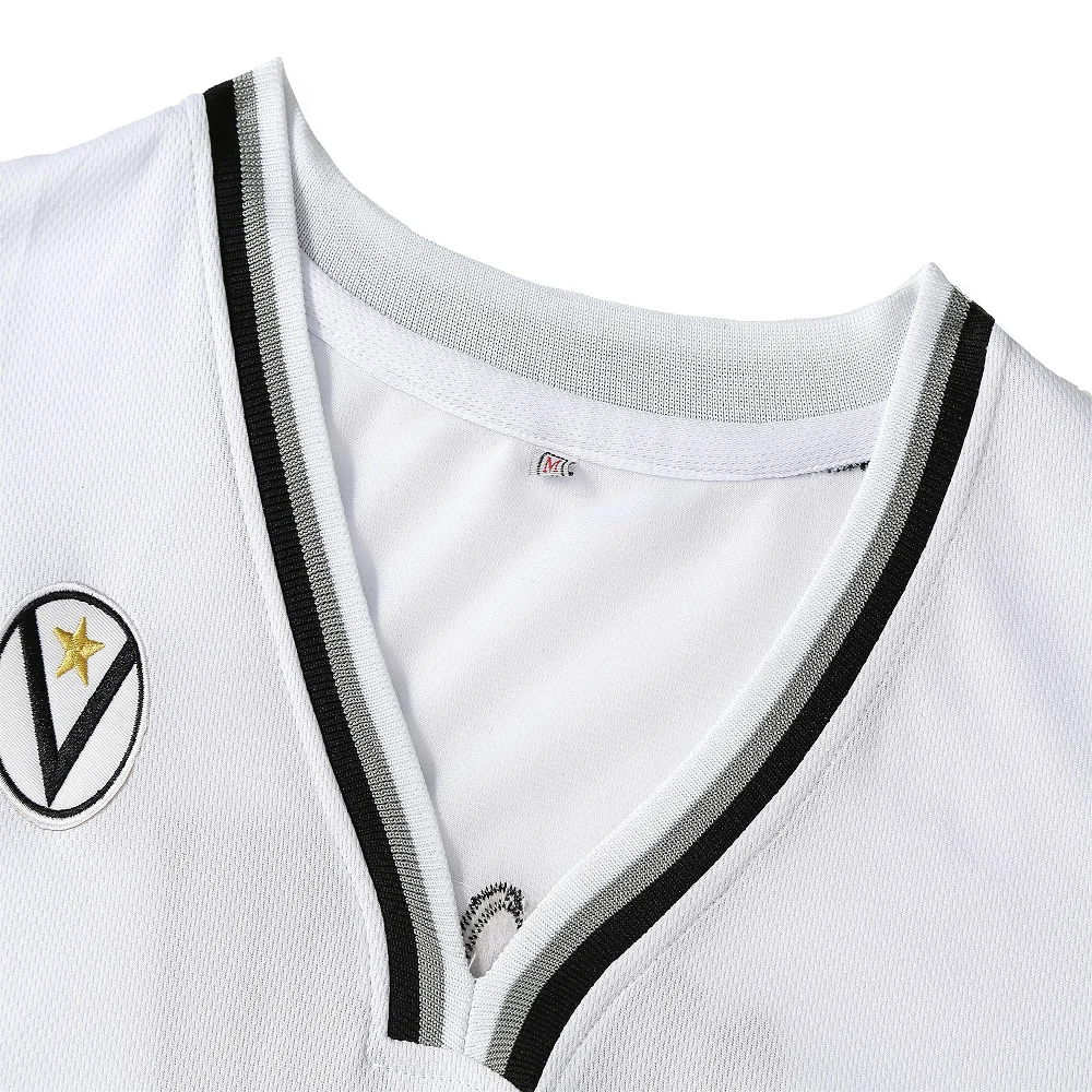 Basketball jerseys Kinder 6 GINOBIL Sewing embroidery Outdoor sportswear Hip hop white Sweat absorption breathable big size