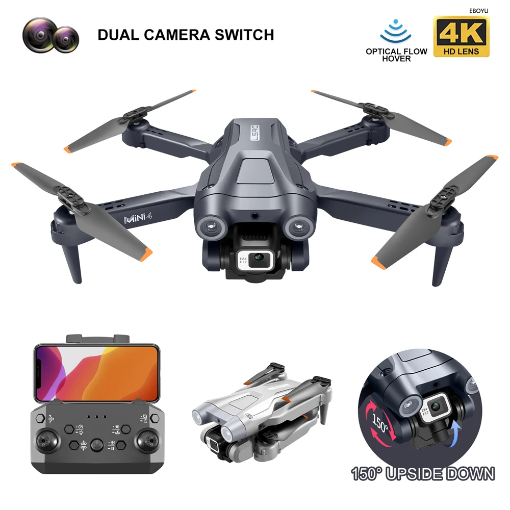 

Квадрокоптер EBOYU MINI4 складной с поддержкой Wi-Fi и FPV
