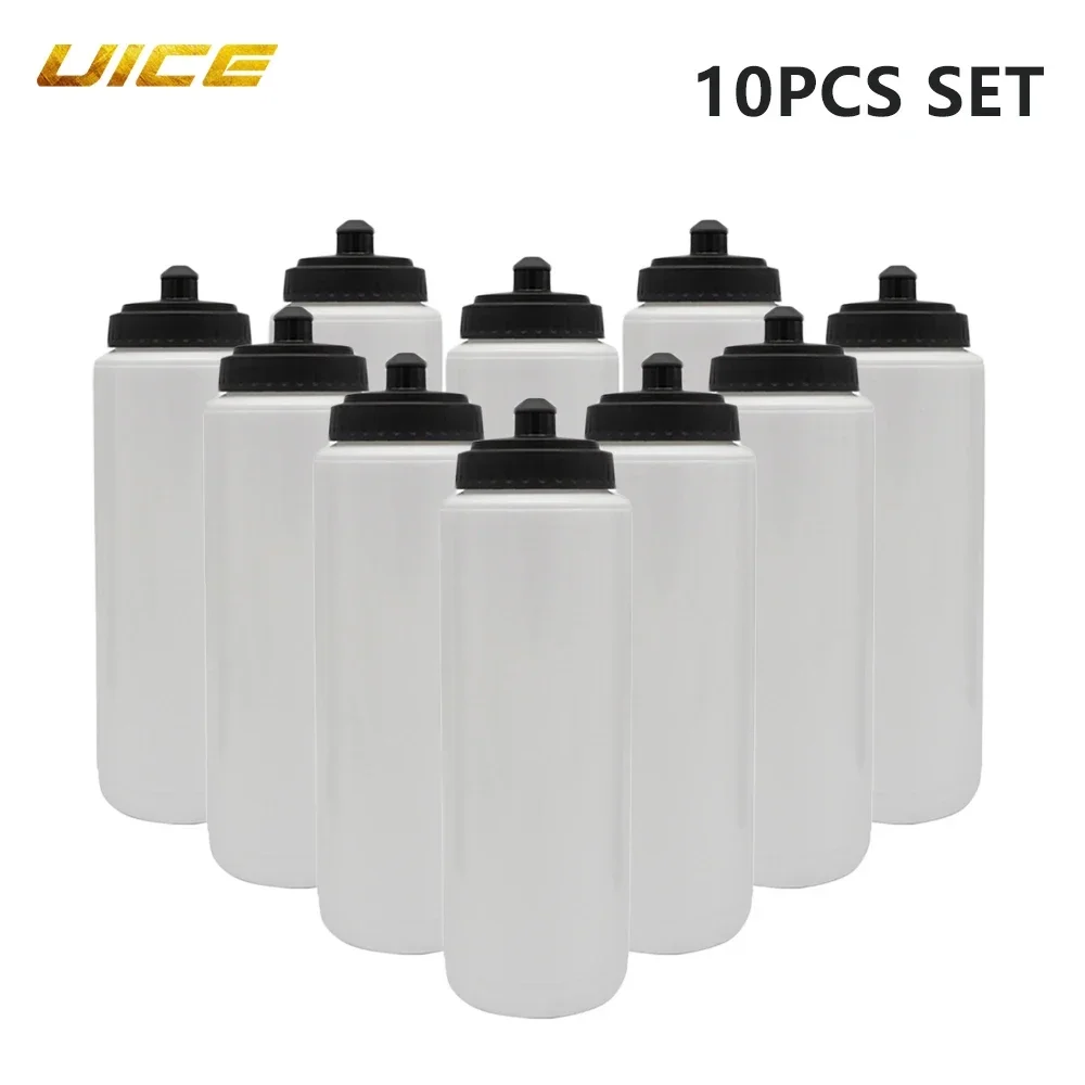 Hockey Team Sports Bottle 10pcs Hockey Water Bottle BPA Free For Football Lacrosse Bottles Sports Gear Hockey Equipment