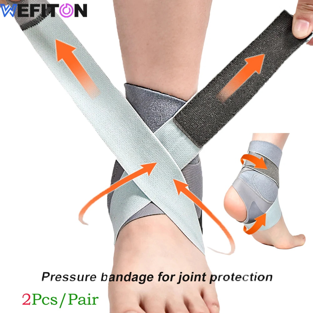 

1Pair Ankle Brace With Adjustable Compression Support Strap for Running,Joint Pain Relief,Ankle Wrap for Women Men,Sprains Ankle