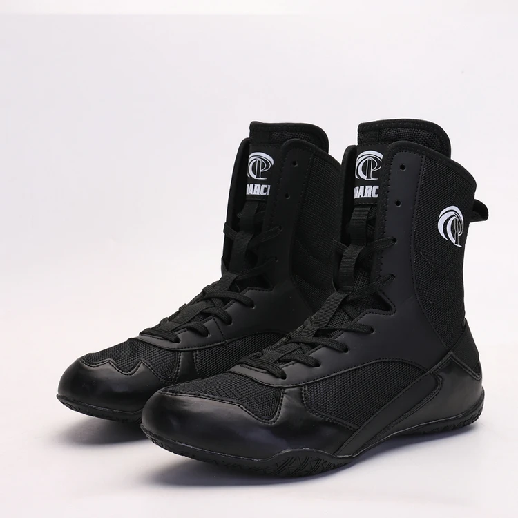 Men's and Women's Professional Boxing Boots Men's 36-45 Lightweight Wrestling Shoes High Quality Mesh Breathable boxing shoes wrestling shoes