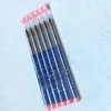 1PC Kolinsky Acrylic Nail Art Brush No 8/10/12/14 UV Gel Carving Pen Liquid Powder DIY Manicure Drawing Liquid Glitter Painting 6
