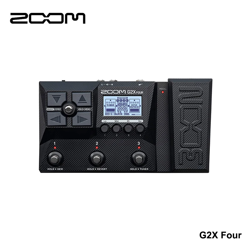 Zoom G2X Processore Multi-Effetti Per Quattro Chitarre Con Pedale Di Espressione Modellazione Di Amplificatori Ir Multistrato 75 + Looper Per Effetti 