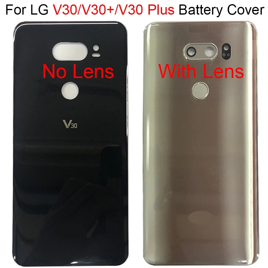 

Задняя крышка для LG v30 +/v30, задняя крышка батарейного отсека для VS996 LS998U H933 LS998U H930, задний корпус со стеклом для объектива камеры