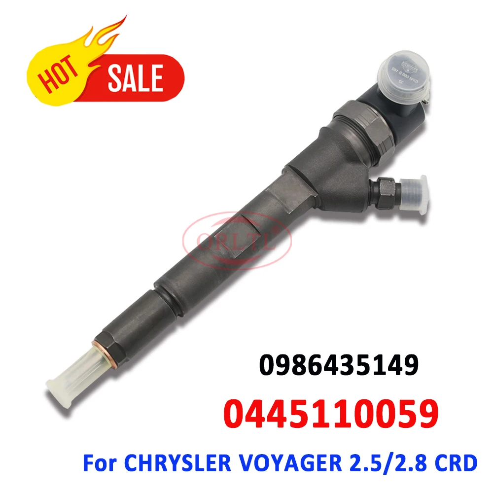

0986435149 ORLTL Diesel Injector 0445110059 Fuel 0 445 110 059 For Cheysler VMI 15062036F Oem 510990024 Nozzle 05066820A