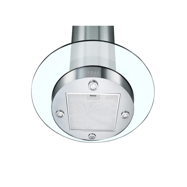 Stainless Steel round island chimney range hood 2