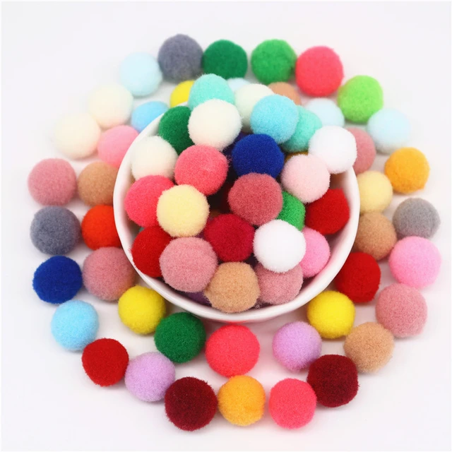 Multi Color Mini Pompom 20mm Pompones Manualidades Pompoms Craft DIY For  Kids Toy Garment Sewing Home