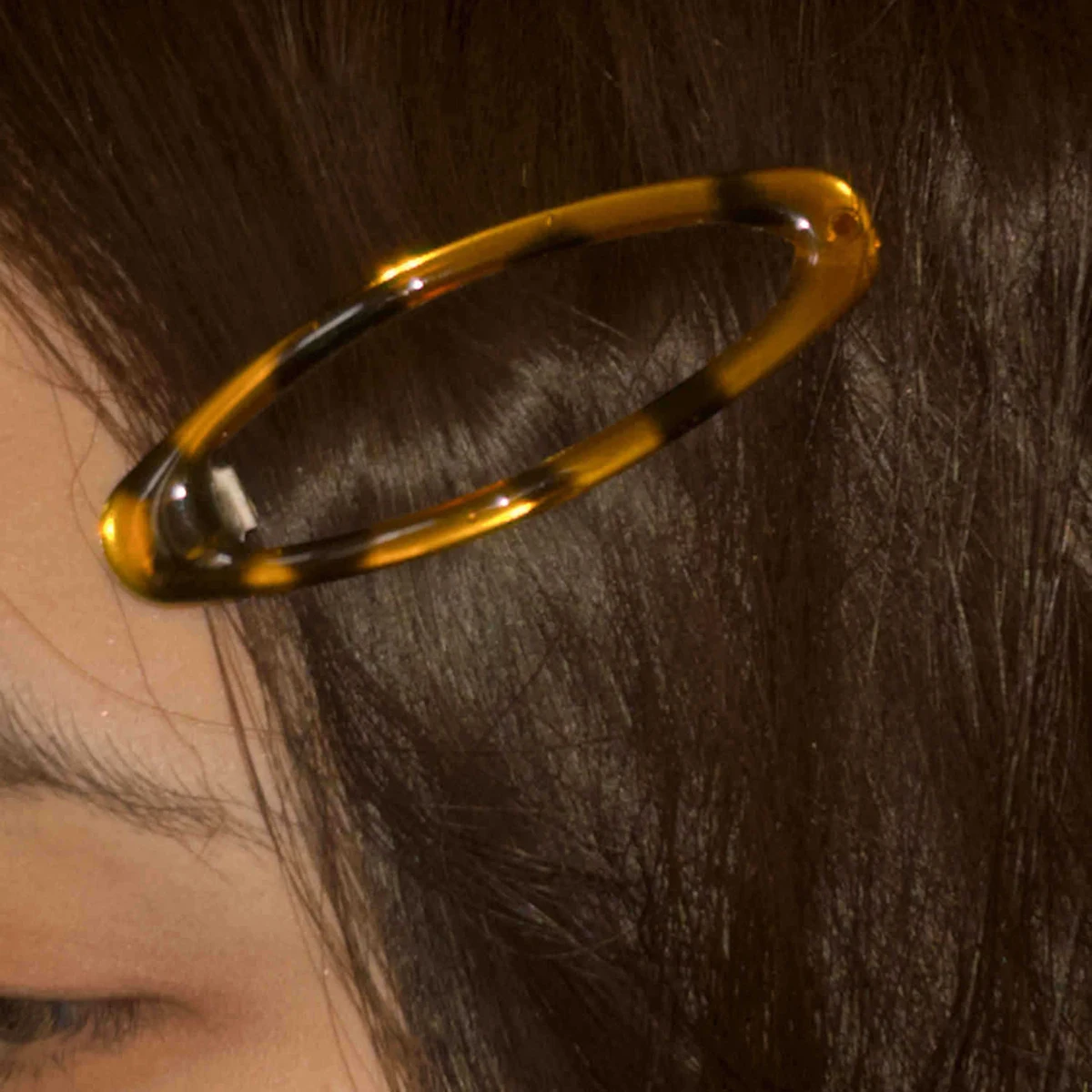 1Pc Leopard Print Oval Hair Clip Women Jewelry Accessory