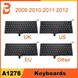 New Replacement Keyboard US UK Russian Spain French Hungary Portugal For Macbook Pro 13" A1278 2009 2010 2011 2012 Years