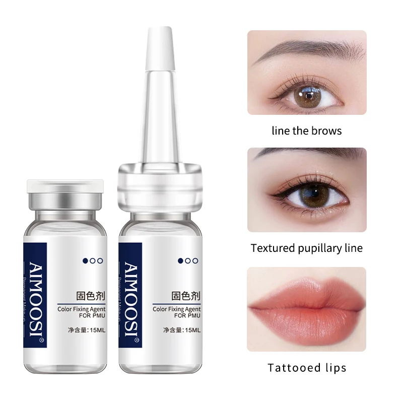 Tattoo Supplies Color Fixing Agent Locking for Eyebrow Lips Tint Eyeliner Professional Tattoo Microblading Semi Permanent Makeup