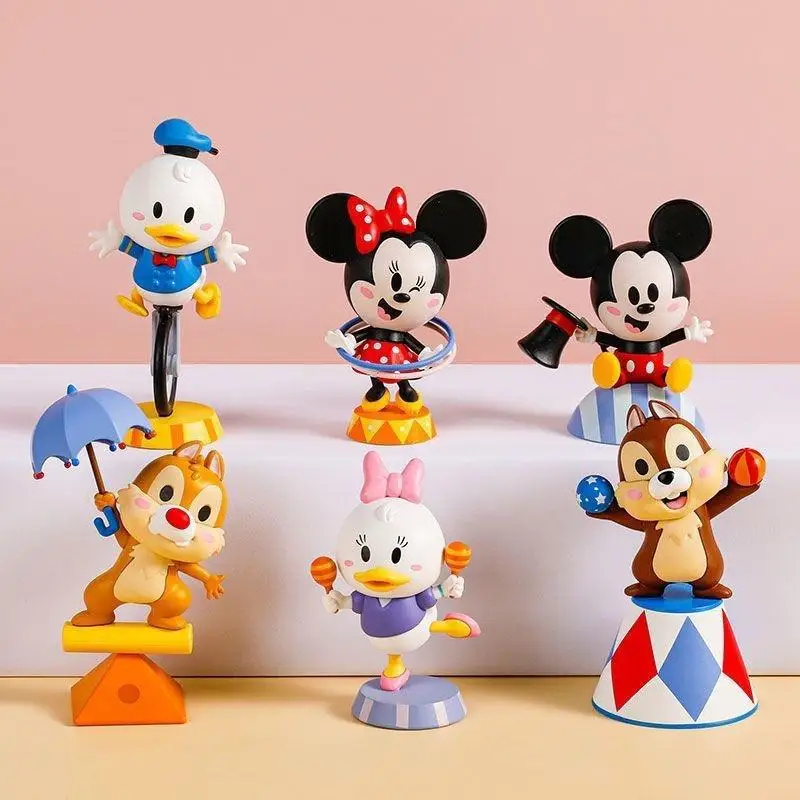 

Paradise Time Disney Mickey Family Circus Series Creative Twisted Egg Ornaments Chip 'N' Dale Doll Machine Exchange For Toys