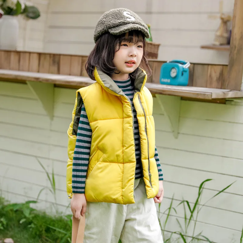 Children Vest Autumn Winter 2-8 Year Warm Waistcoats for Boys & Girls Unisex