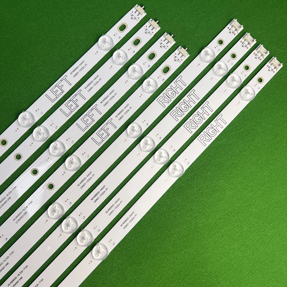 8 ŰƮ = 64pcs 49UK6200 49UK6300 49LK5700PSC 49UJ630V 49UJ6300 49Lj5500 49LJ5550 NC490DUE-AAFX1-41CA NC490DUE-ABFX3