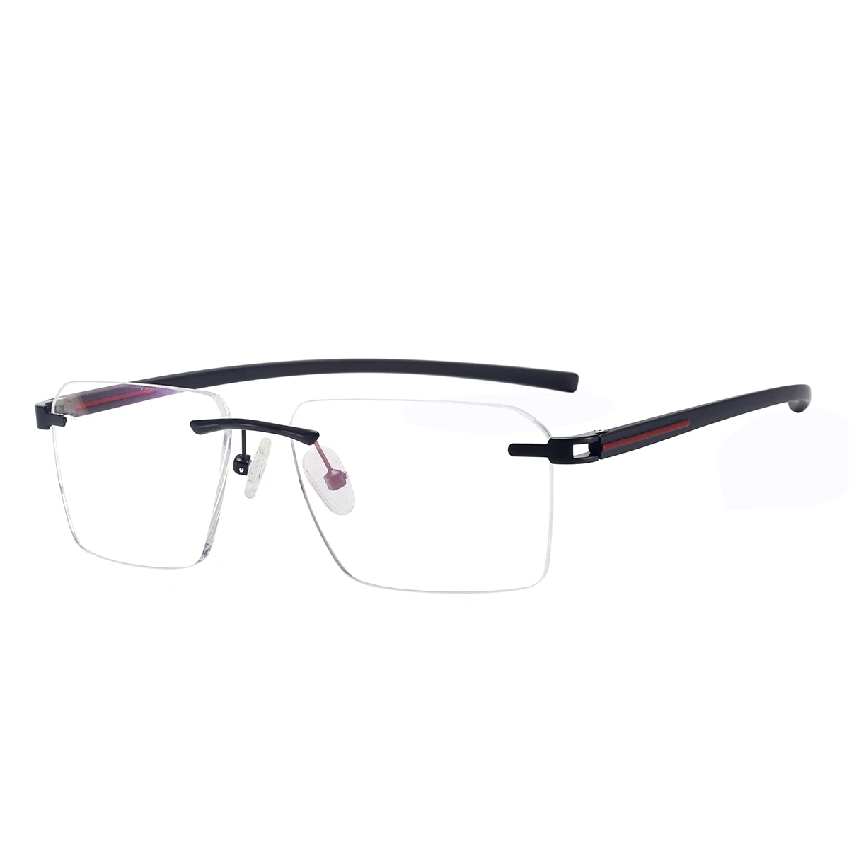 Gafas rectangulares sin montura para hombre y mujer, montura TR90 para graduadas, lentes de lectura para Miopía|De los hombres gafas de Marcos| - AliExpress