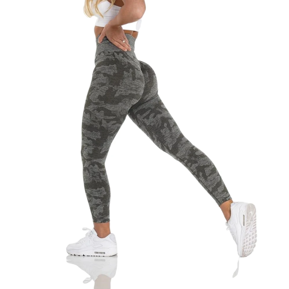 Nvgtn Camo Seamless Workout Leggings Butt Lift Yoga Pants Women High