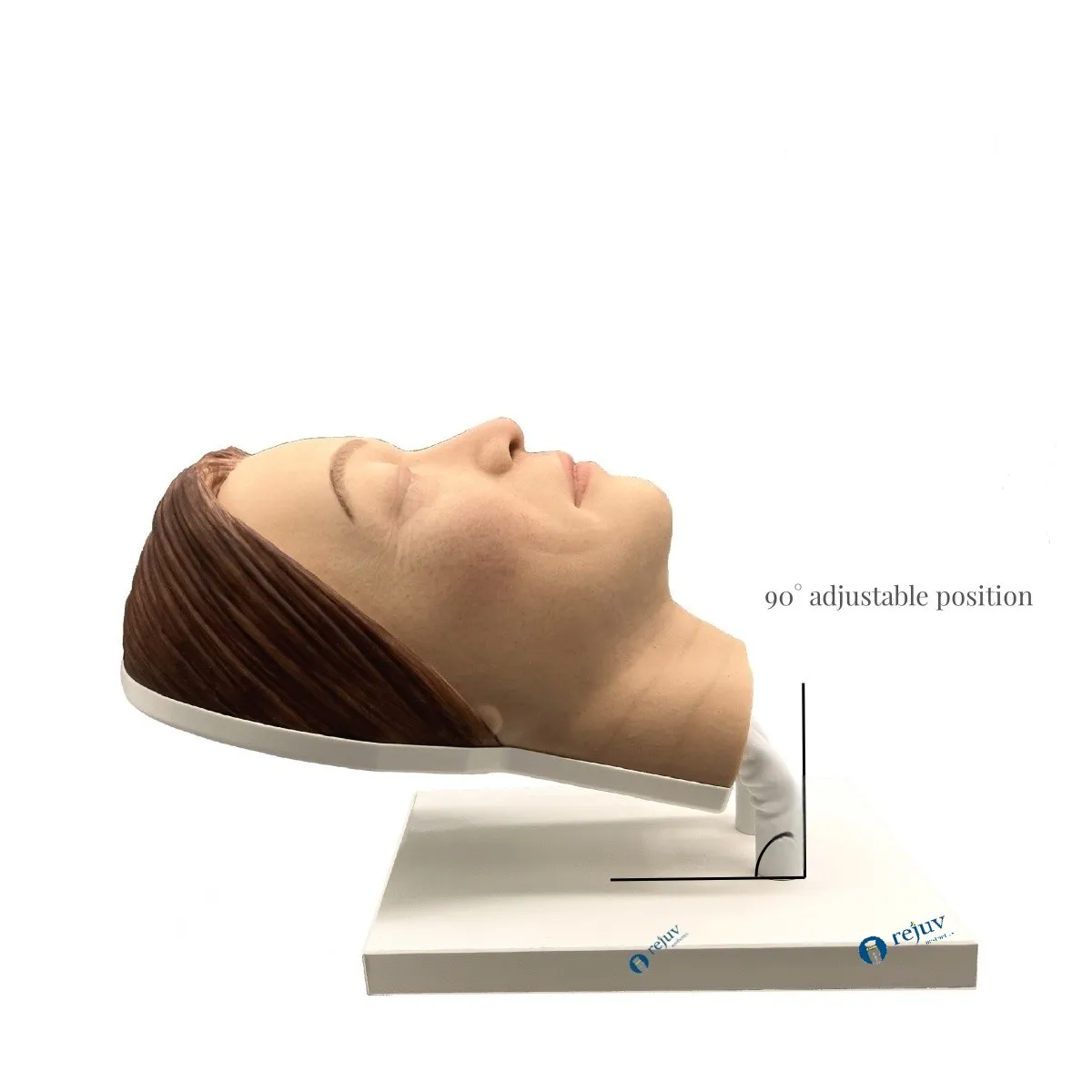 Cosmetic Injection Model, Silicone Female Face Mannequin for Injection Training Aesthetics Botox Dermal Filler Courses 6