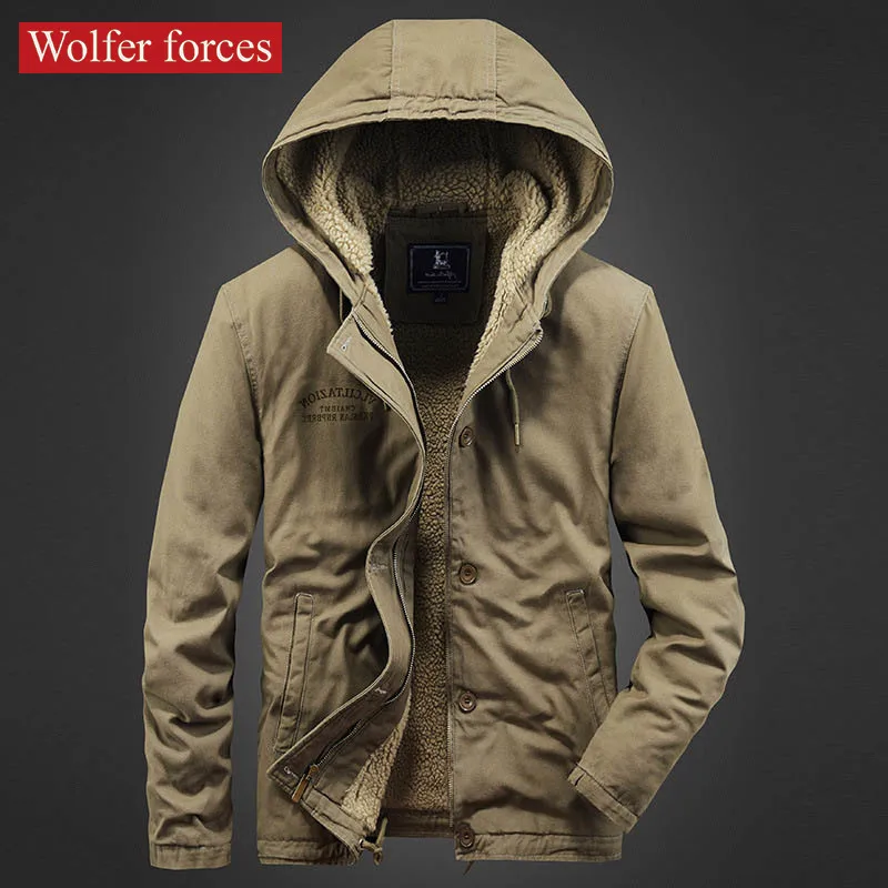 Clothing Fashion Jacket Casual Style Heating Baseball Military Heavy Cardigan Retro Windbreaker Cold Mountaineering