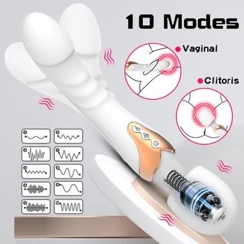 Powerful AV Vibrator Dildos Magic Wand for Women 10 Modes Clitoris Stimulator G Spot Vagina Massager Adult Sex Toys for Woman 3