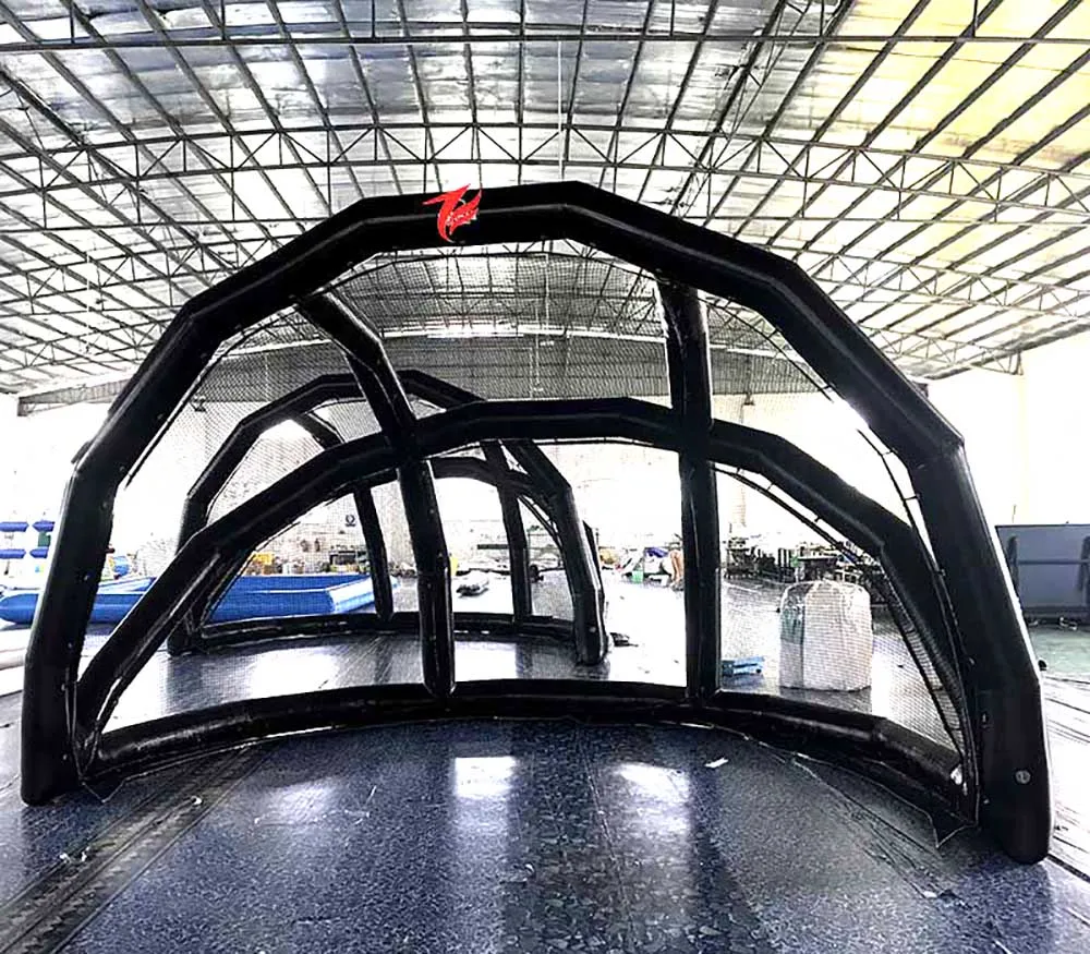 Airtight Inflatable Baseball Batting Hitting Cage Turtle Backstop