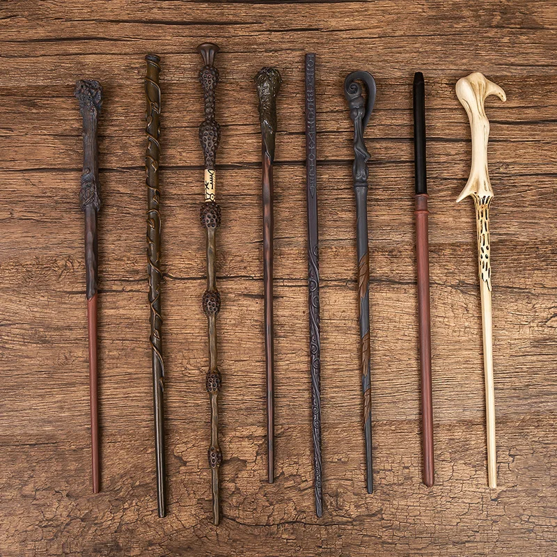 Anime Cosplay Props Superhero Cosplay Props Metal Core Magic Wand Harry Potter Halloween Cosplay Costumes No Box