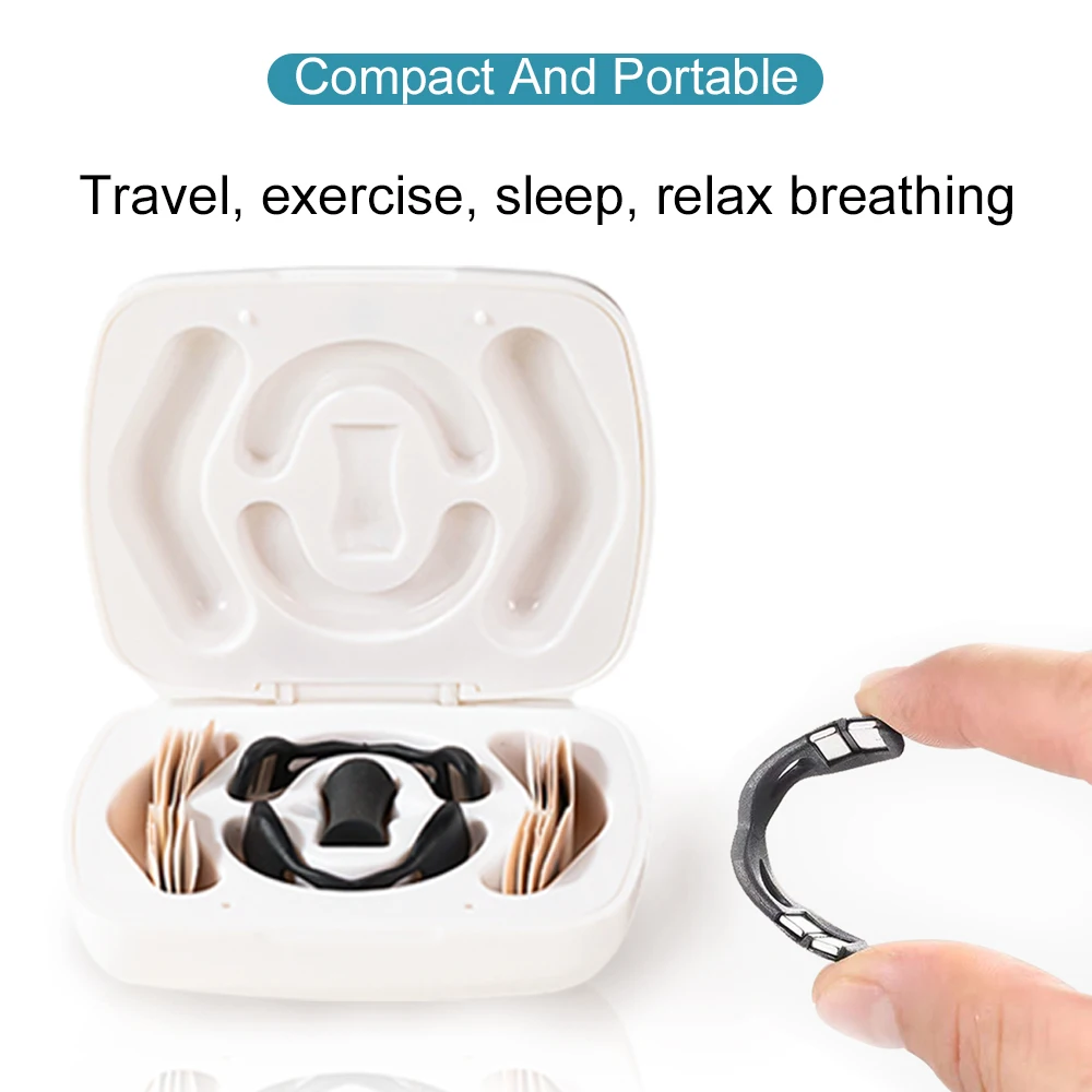 Magnetic Nasal Breathing Dilators Kit Nasal Dilator Boost Oxygen Intake Breathing Nose Strips Nose Clip Strips