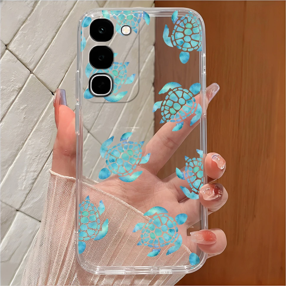 Cute Cartoon Clear Soft TPU Silicone Shockproof Phone Case - Anti-Slip Cover