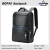 BOPAI Genuine Leather Fashion Backpack Men Commuter Business Large Capacity Computer Bag Multi-Functional Natural Cowhide Bags 1
